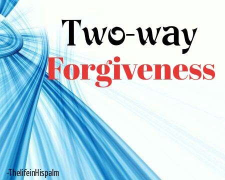 TWO-WAY FORGIVENESS