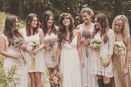 Mix and Match Bridesmaid Dresses