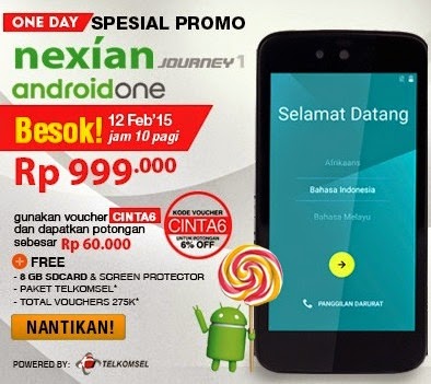 Pre Order Nexian Journey Android One