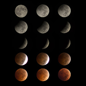 lunar eclipse composite