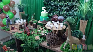 Decoração festa infantil Dinossauros Jurassic World