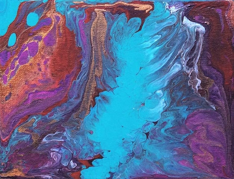 Abstract Fluid Art by Seraph-Eden Carr from Canada.