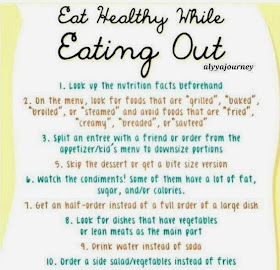 www.healthyfitfocused.com, tips for eating out