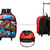 Nickeoldeon Boys' Blaze Rolling Backpack