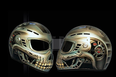 helmet design, Skelleton Helmet Design