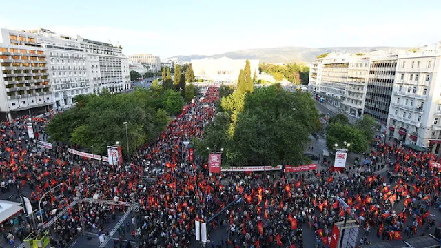 Ομιλία του ΓΓ της ΚΕ του ΚΚΕ Δημήτρη Κουτσούμπα  στην κεντρική προεκλογική συγκέντρωση του ΚΚΕ στο Σύνταγμα