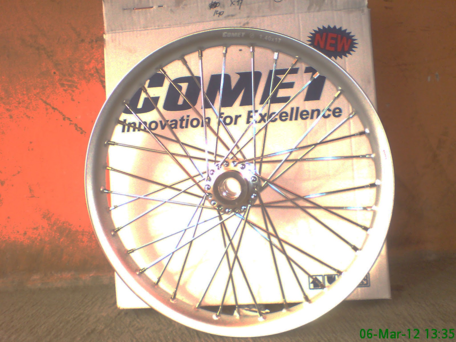 Velg Comet Silver dengan Tromol Trusty untuk FU Velg 