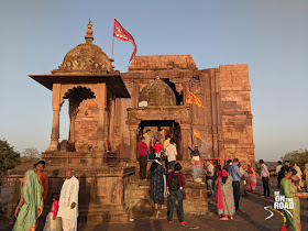 Offering prayers at the Bhojpur Shiva Temple, Madhya Pradesh