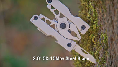 SOG Sync, Easy Wear MultiTool, Belt Buckle Or Clip To Pack