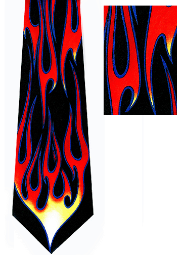click here Hot Rod Flame Tie