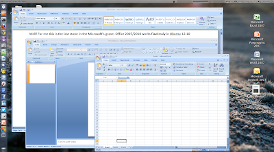 Microsoft Office 2007 on Linux (Ubuntu 12.10 and Fedora)