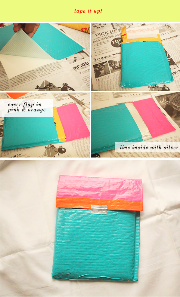 neon duct tape ipad case