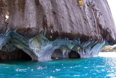 Marble Cathedral Calicum Carbonate Deposit Chile