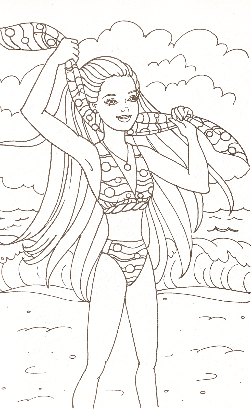 Download Miss Missy Paper Dolls: Barbie coloring pages part 2