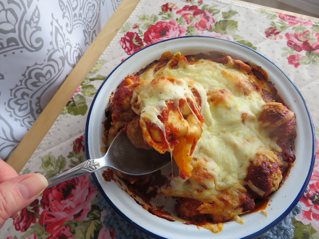 Meatball Tortellini Bake