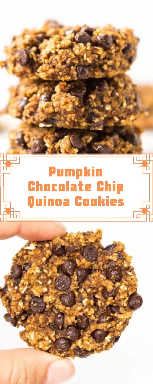 Pumpkin Chocolate Chip Quinoa Cookies