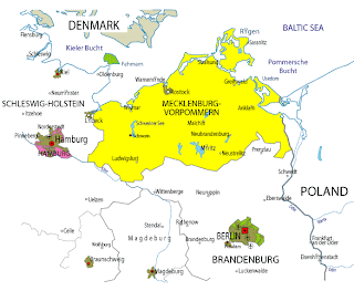 Karte von Mecklenburg Vorpommern