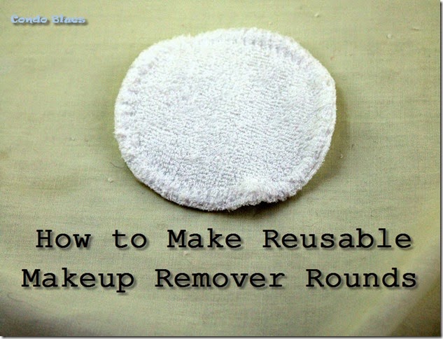 Condo Blues How to Make Reusable Makeup Remover Pads