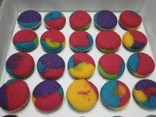 Zara ♥ Baking: Rainbow Cupcake