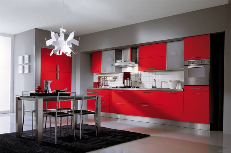 25 Modern Red Kitchens Designs To Die For !! - Dwell Of Decor