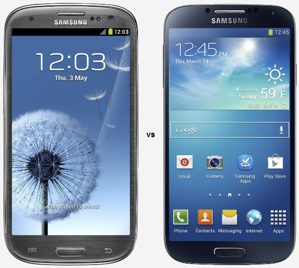 Perbedaan samsung Galaxy S3 dan S4