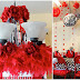 Rojo, Blanco y Negro: Decoración Chic para Fiestas.