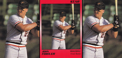 John Fowler 1990 Wausau Timbers card