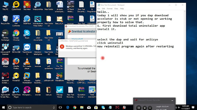 ( DAP ) Download Accelerator Stuck ? Programs won't open by double click