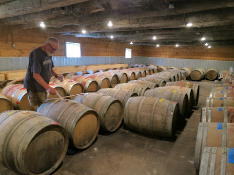 Long Dog Vineyard & Winery - Barrel Room