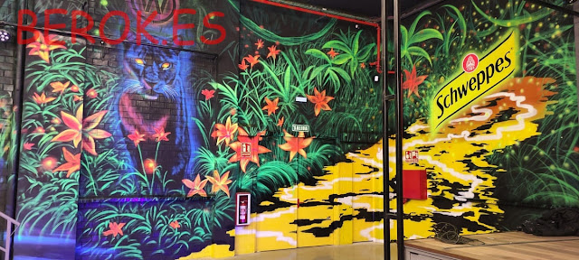 graffitis pantera negra selva