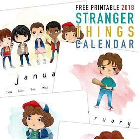 Stranger Things 2018 Calendar