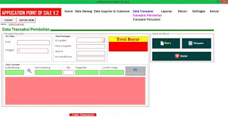 Aplikasi APOS V.2 Berbasis Excel, Aplikasi Minimarket