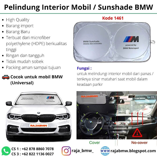 Pelindung Interior Mobil / Sun Shade BMW