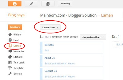 Cara Mudah Memasang Daftar Isi atau Sitemap di Blogger