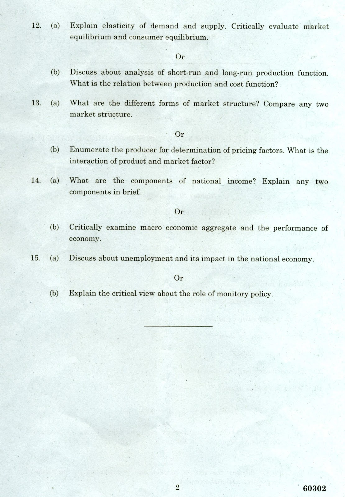 QUESTION PAPER ECONOMIC ANALYSIS FOR BUSINESS ANNA UNIVERSITY CHENNAI ...