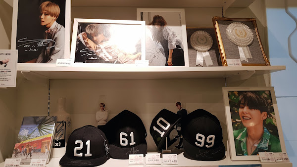 EXO merch at SMTOWN COEX Artium store, Seoul, South Korea