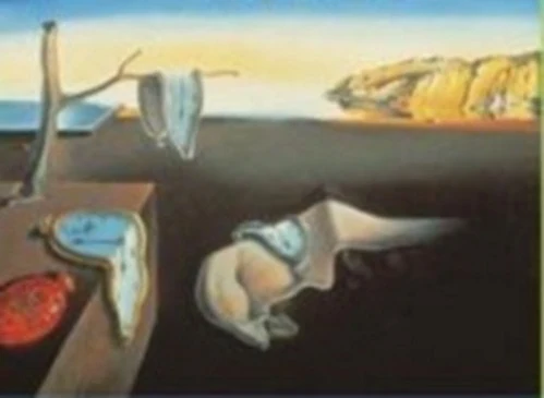 A Persistência da Memória, pintura do artista surrealista Salvador Dalí. #PraCegoVer