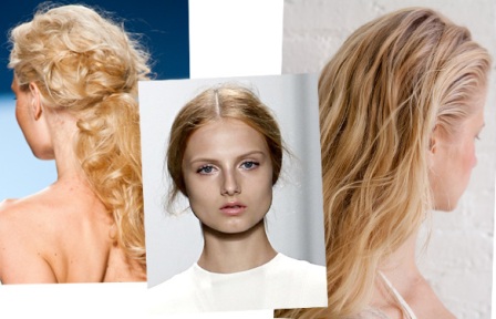 blonde and black hair color styles. spring hair color trends.