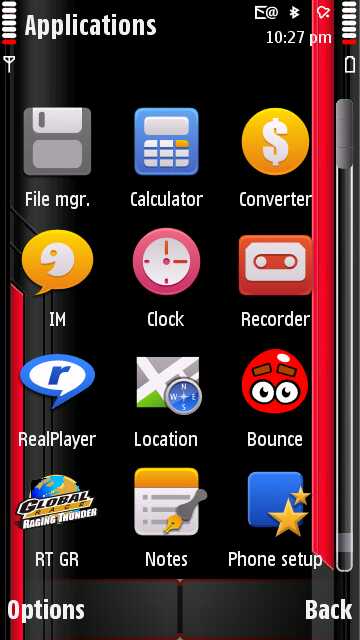 Animated Wallpaper For Nokia 5800. This theme works well without