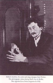 Karl Walser, artist and stage designer, Robert Walser's older brother, photograph from 1912 in Berlin