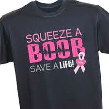 Squeeze a boob save a life 