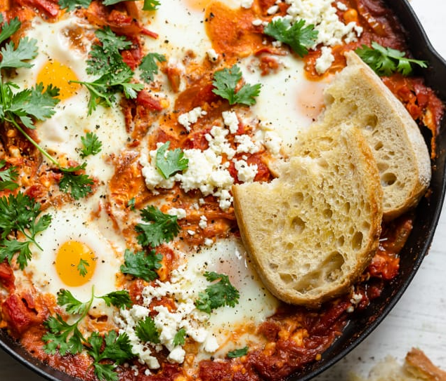 Shakshuka holding Feta