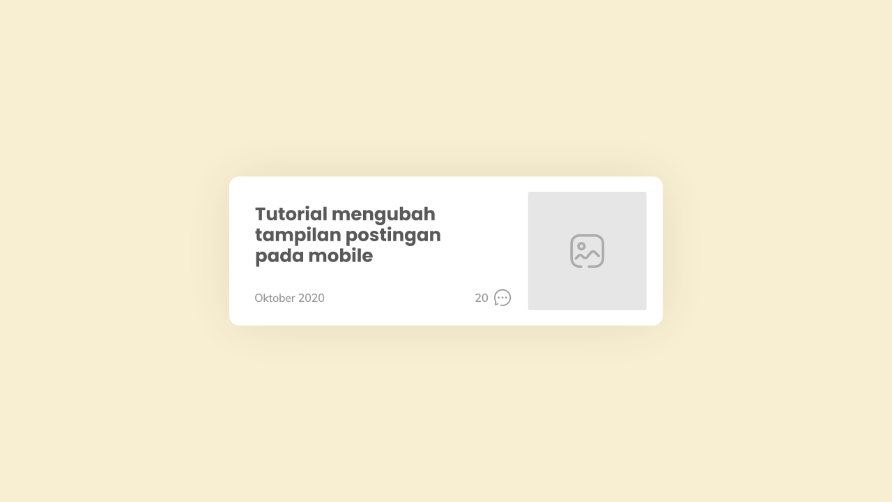 Mengembalikan Tampilan Artikel pada Versi Mobile