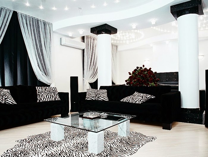 Black and White Living Room ~ GOODIY