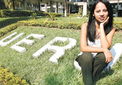 Edjane, 24 anos, estudou a vida toda na rede pública e sentiu dificuldades, mas vai se formar em Pedagogia | Foto: Paulo Alvadia / Agência O Dia