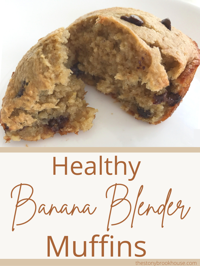 Healthy Banana Blender Muffins
