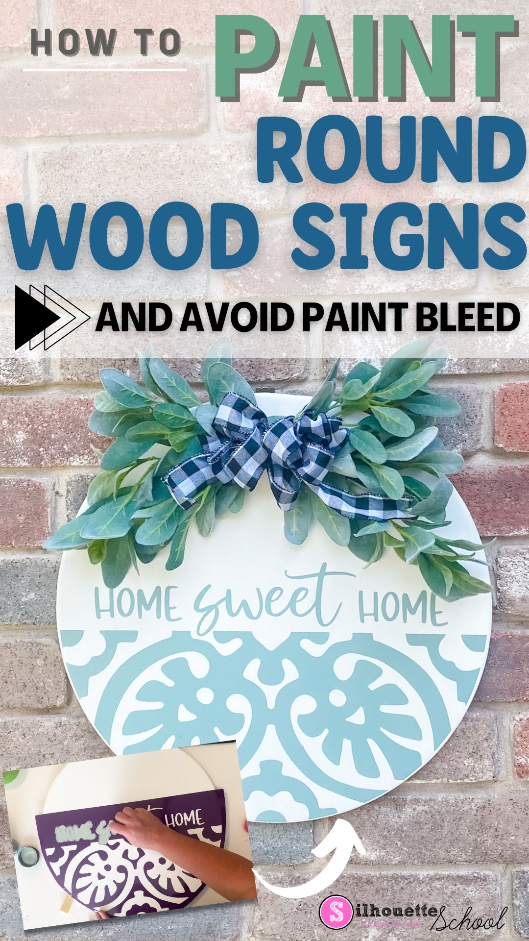 How to Stencil Paint on Wood 