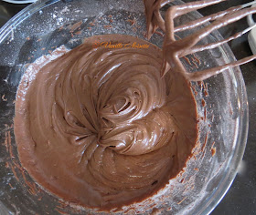 CUPCAKES GANACHE VANILLE ET CHOCOLAT préparation 