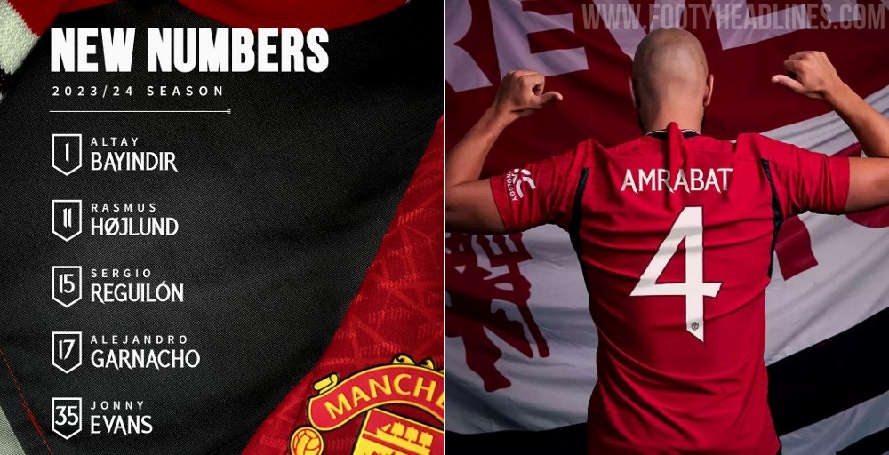 Official Jersey Numbers for 2022/23 Season Revealed