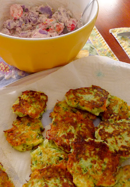 Jalapeno and Cheddar Zucchini Fritters Recipe